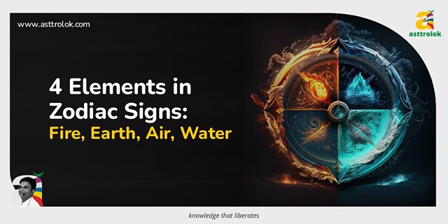 4 Elements in Zodiac Signs: Fire, Earth, Air, Water